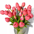 Tulipany silikonowe 5 szt. – jak żywe 40 cm RÓŻ 11