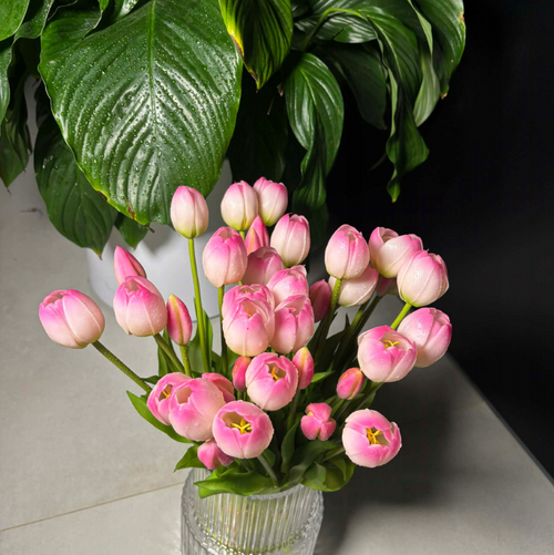 Tulipany silikonowe 5 szt. – jak żywe 40 cm RÓŻ 10